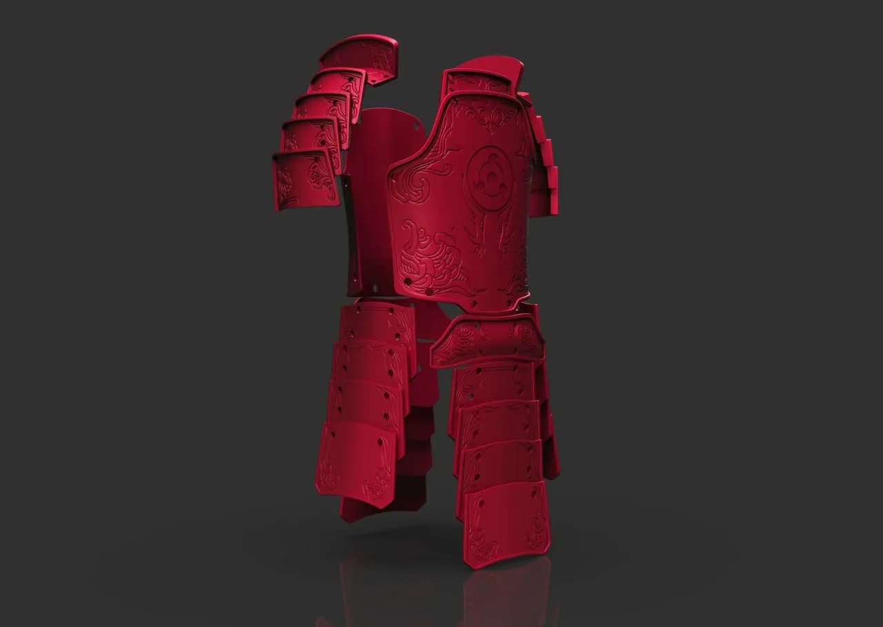STL - Armadura estilo Madara Uchiha