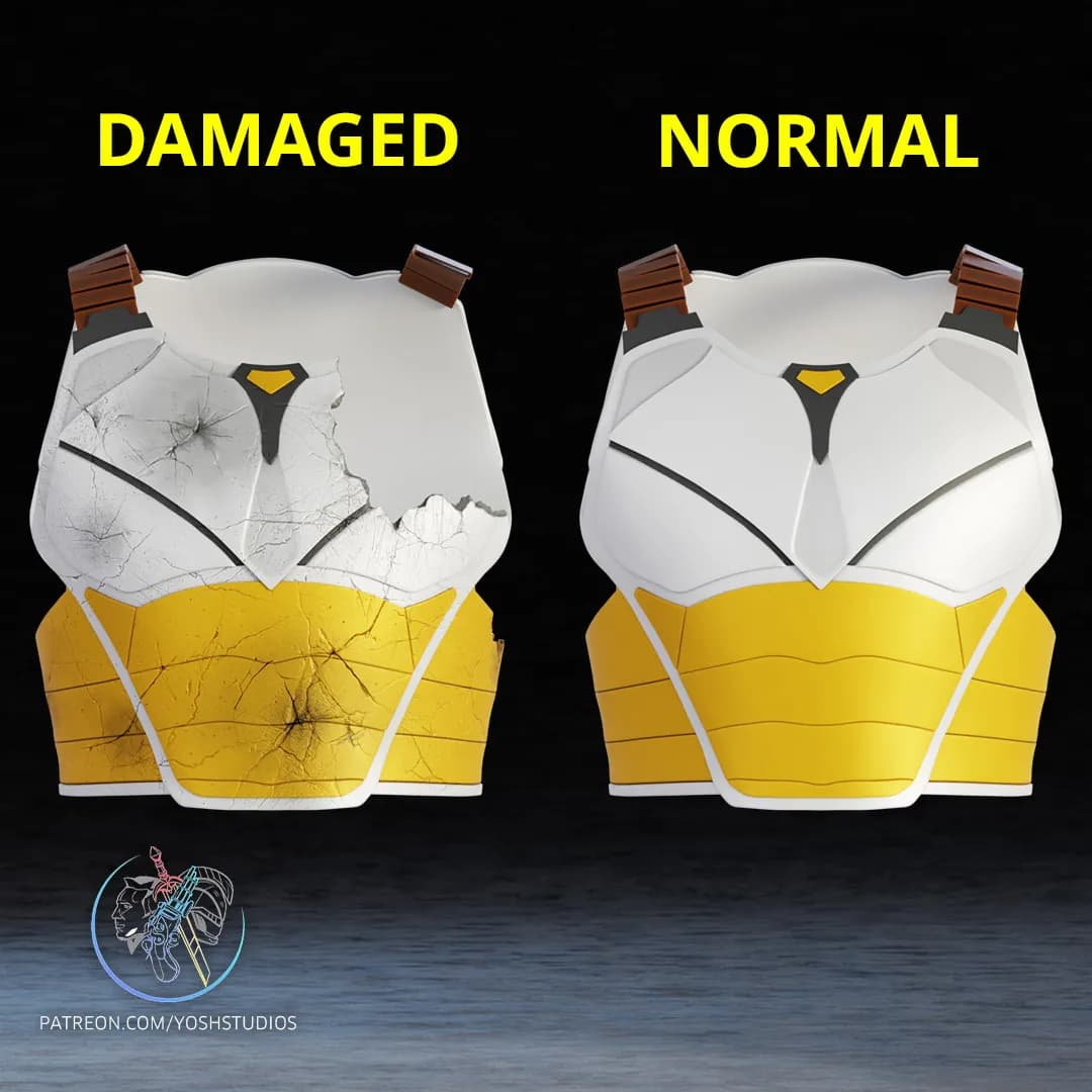 STL - Armadura Moderna de Vegeta