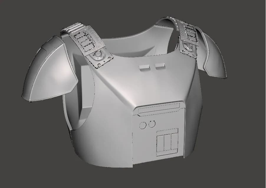 STL - Armadura Moff Gideon 2