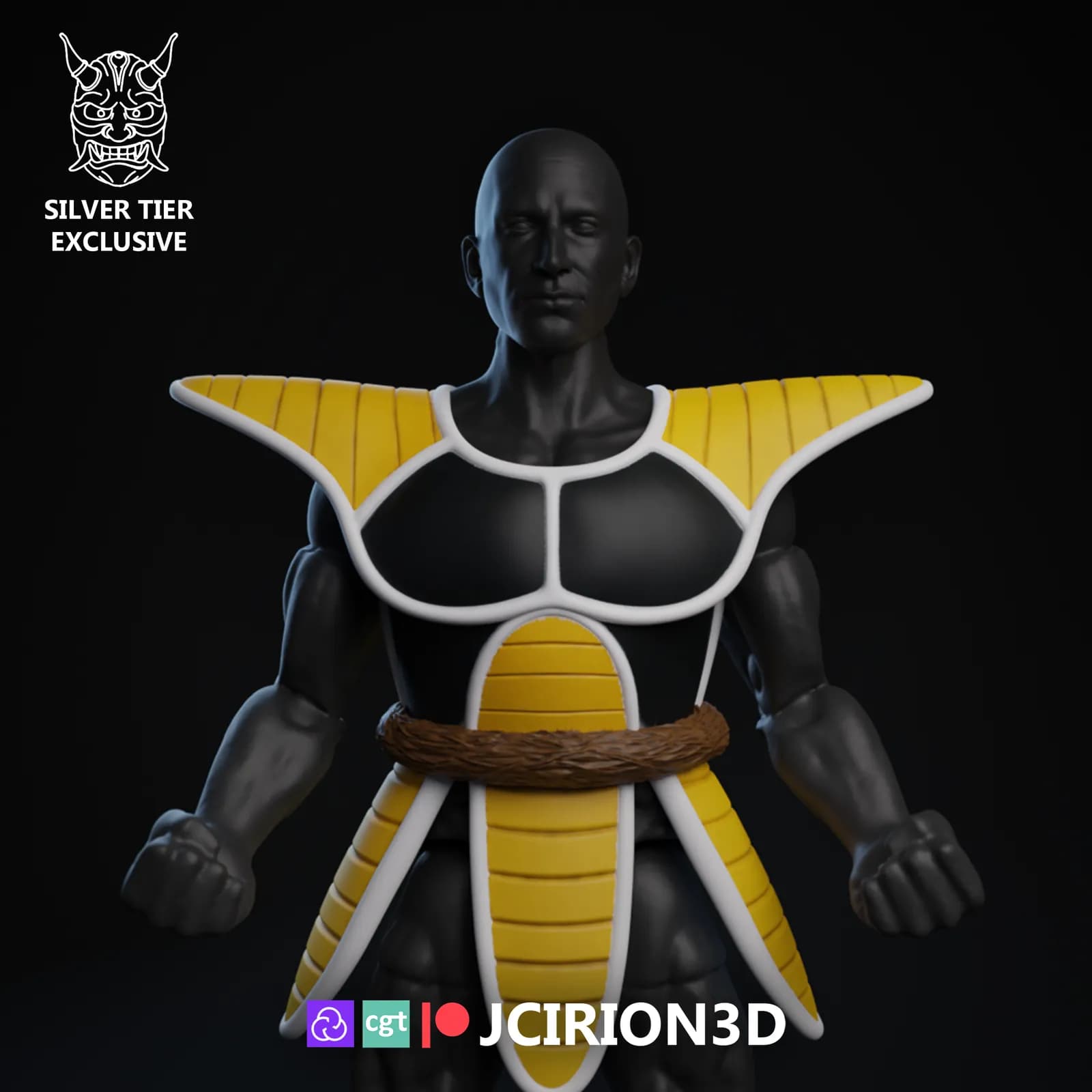 STL - Armadura Saiyan estilo Nappa