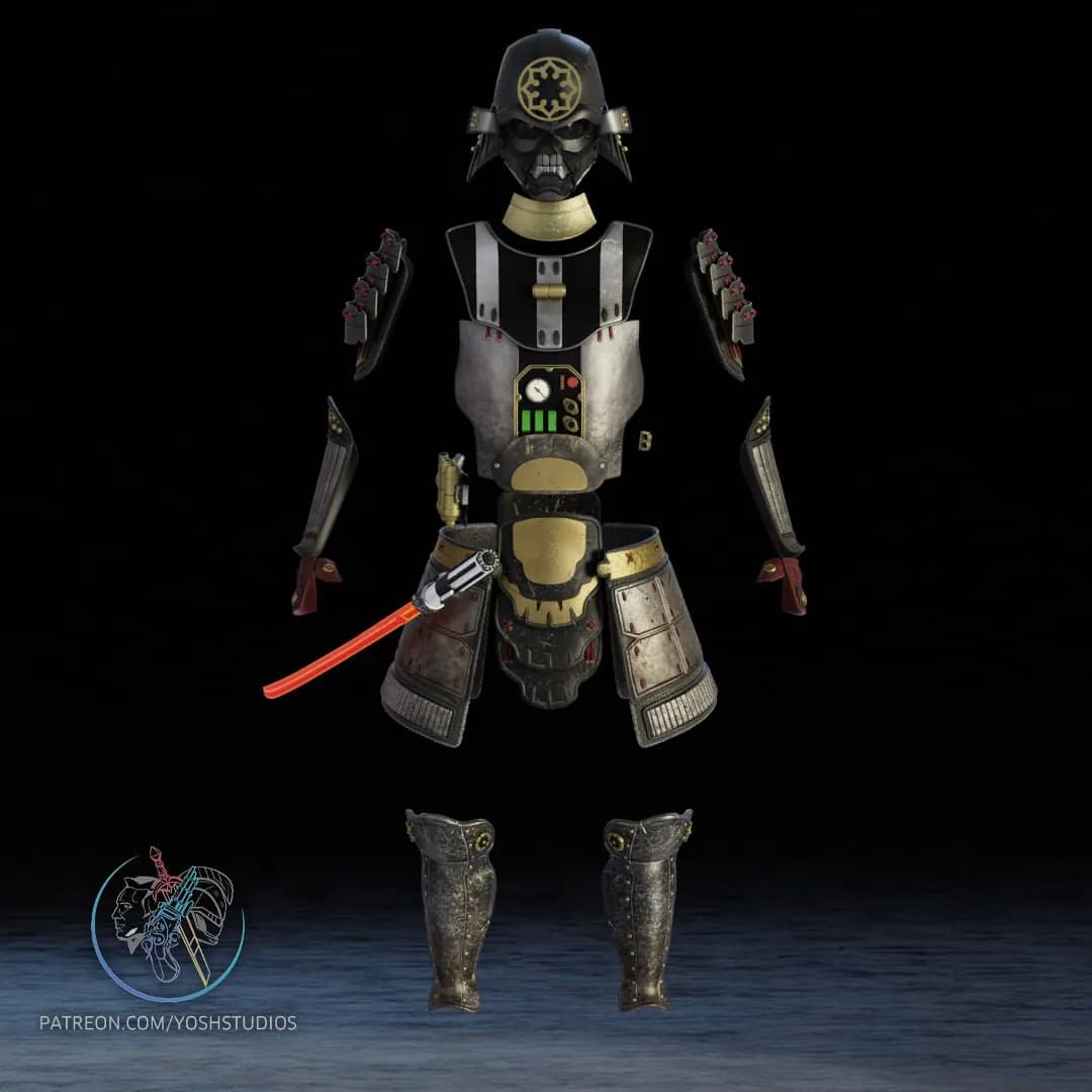 STL - Armadura samurai de Vader
