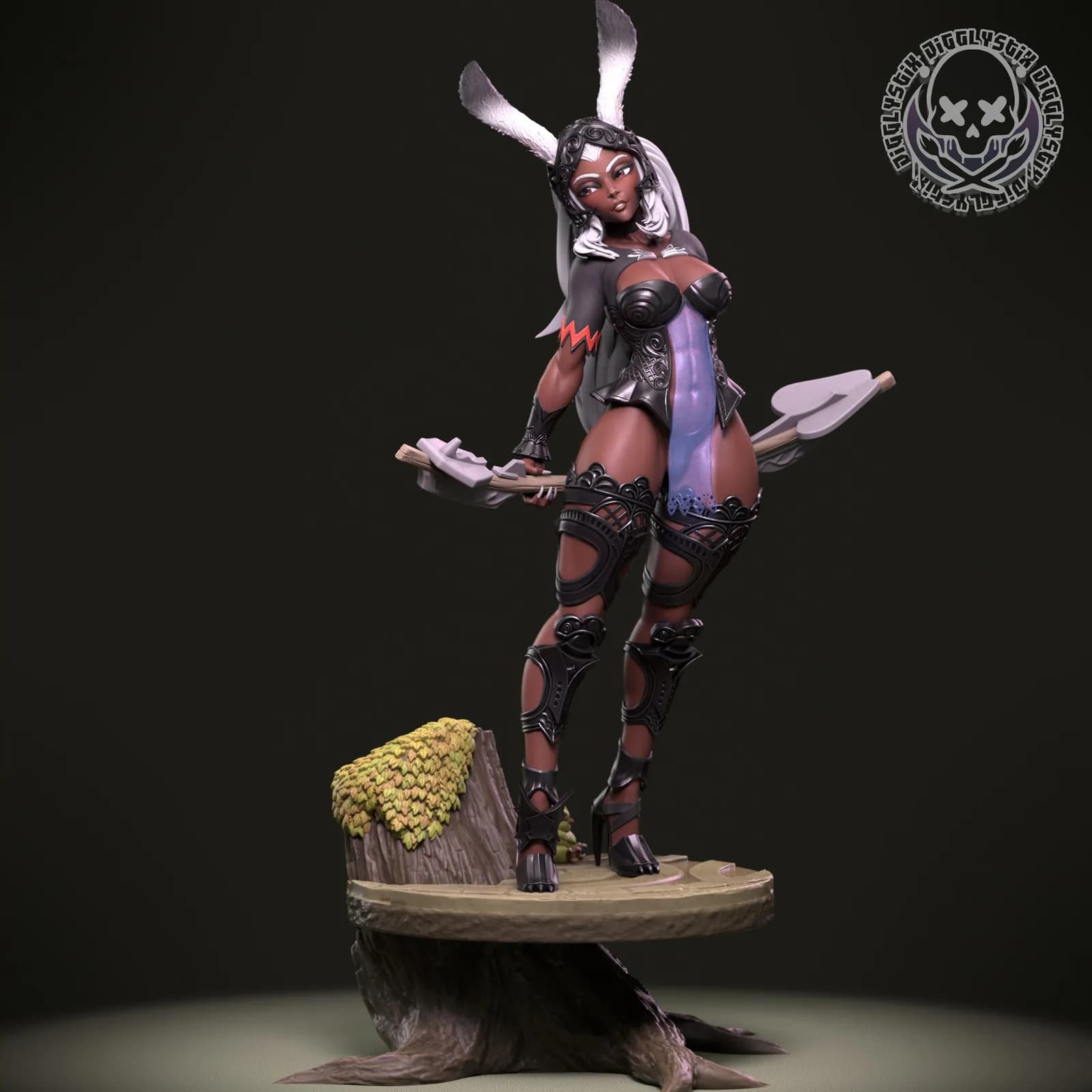 STL - Fantasy Bunny Archer