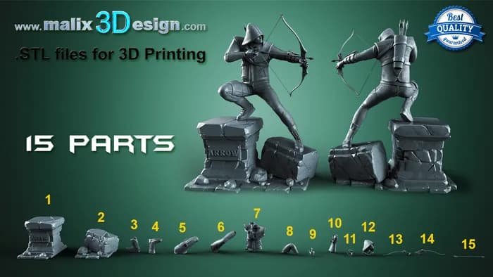 STL - arrow render 3
