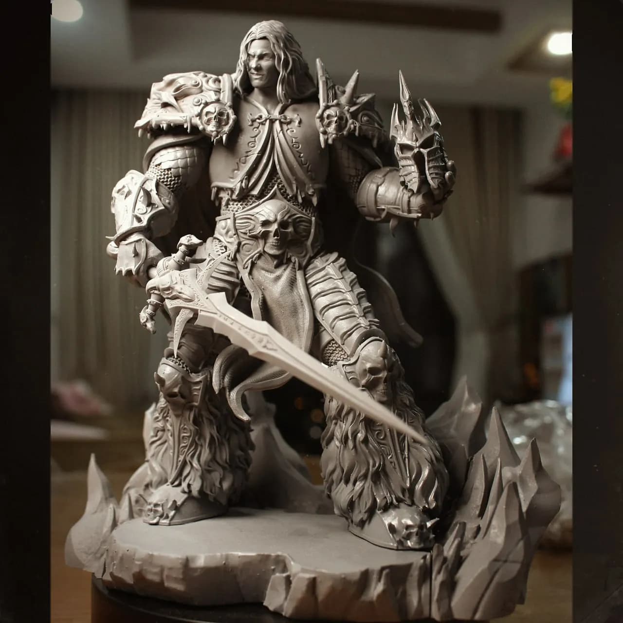 STL - Arthas Lich King figura