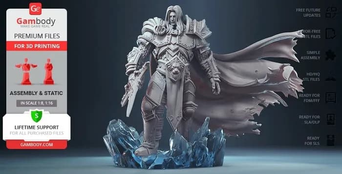 STL - arthas, warcraft gambody