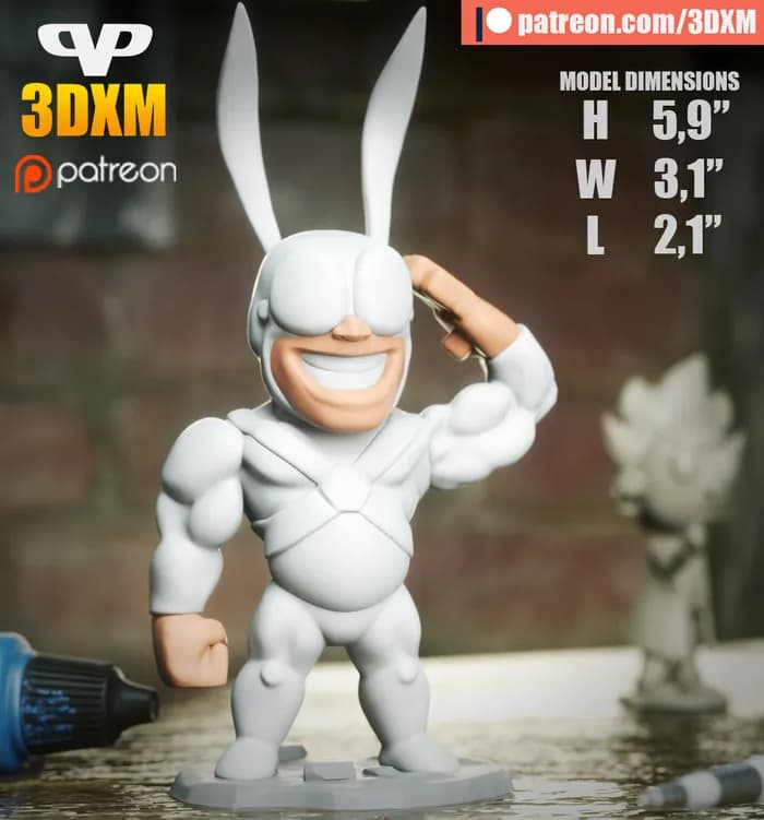 STL - arthur the tick chibi