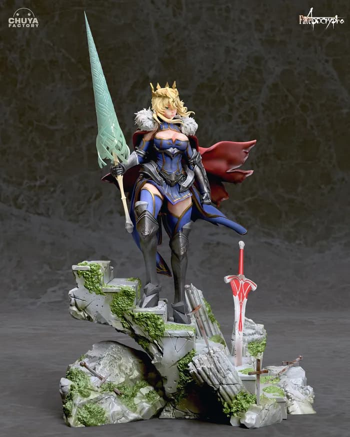 STL - Artoria Pendragon Saber render 4
