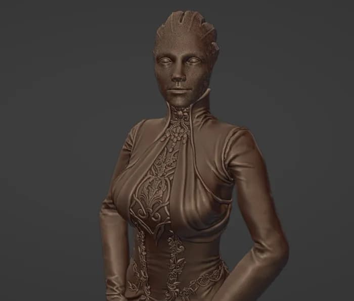 STL - asari full body