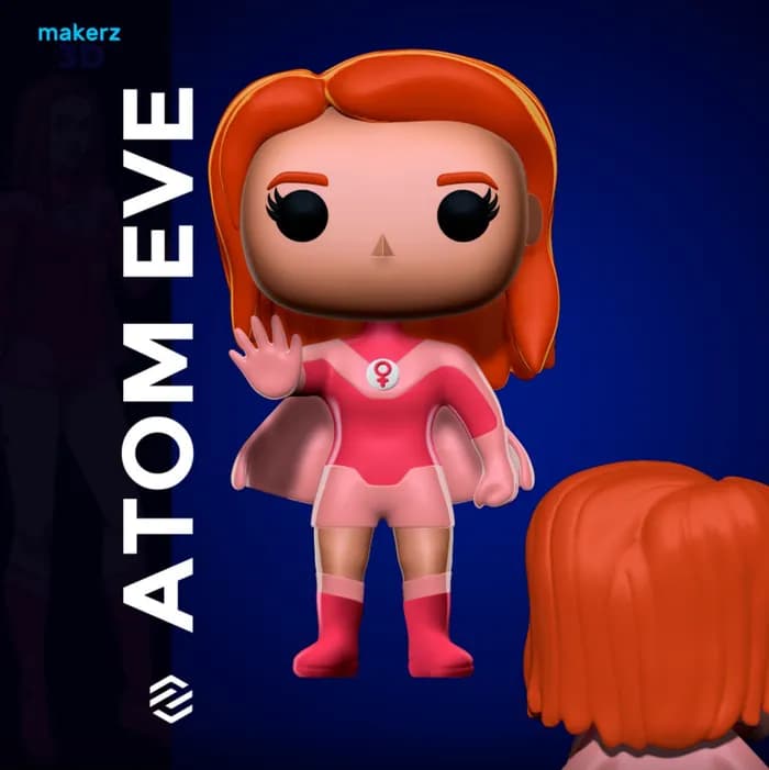 STL - atom eve funko pop