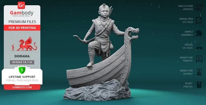 STL - atreus 3d printing figurine