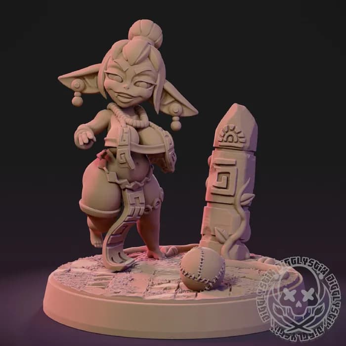 STL - aztecfootballgoblin 32mm