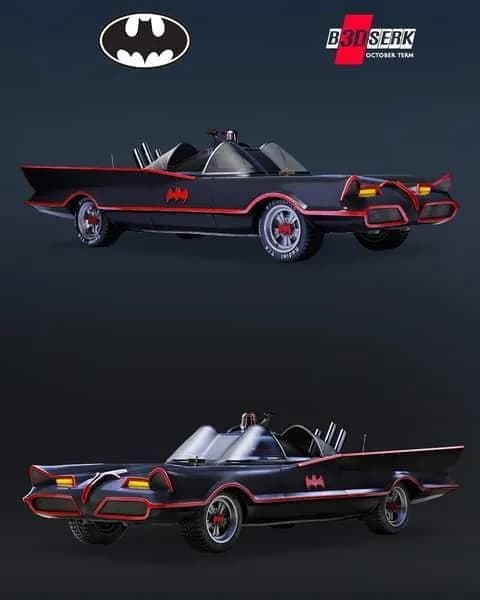 STL - b3dserk batmobile 1960