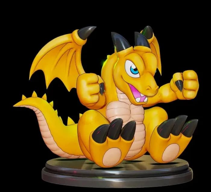 baby dragon figure yugioh