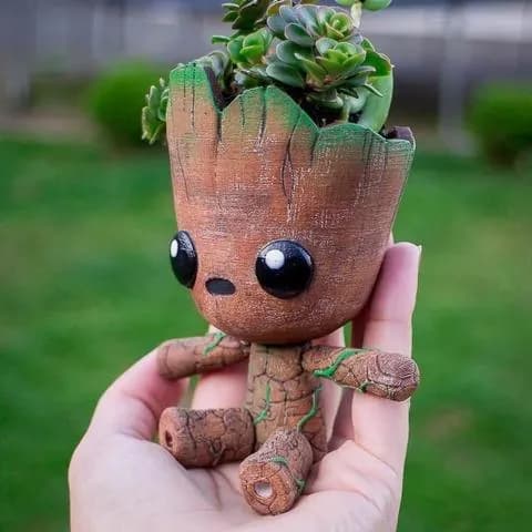 STL - baby groot pot tree