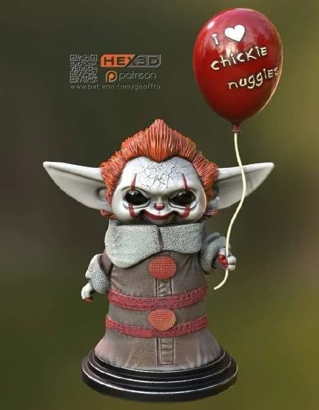 STL - Hex3D Baby Pennywise