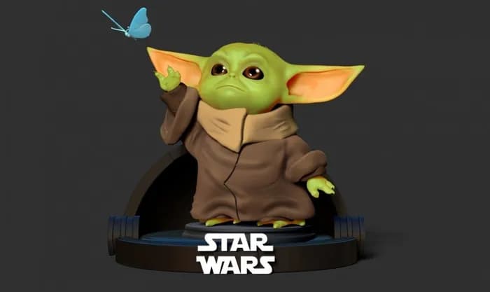 STL - baby yoda star wars