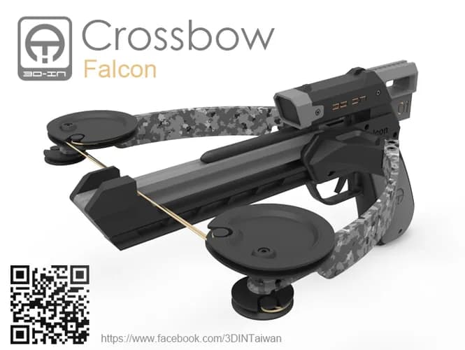 STL - Ballesta Falcon de 3D IN render 2