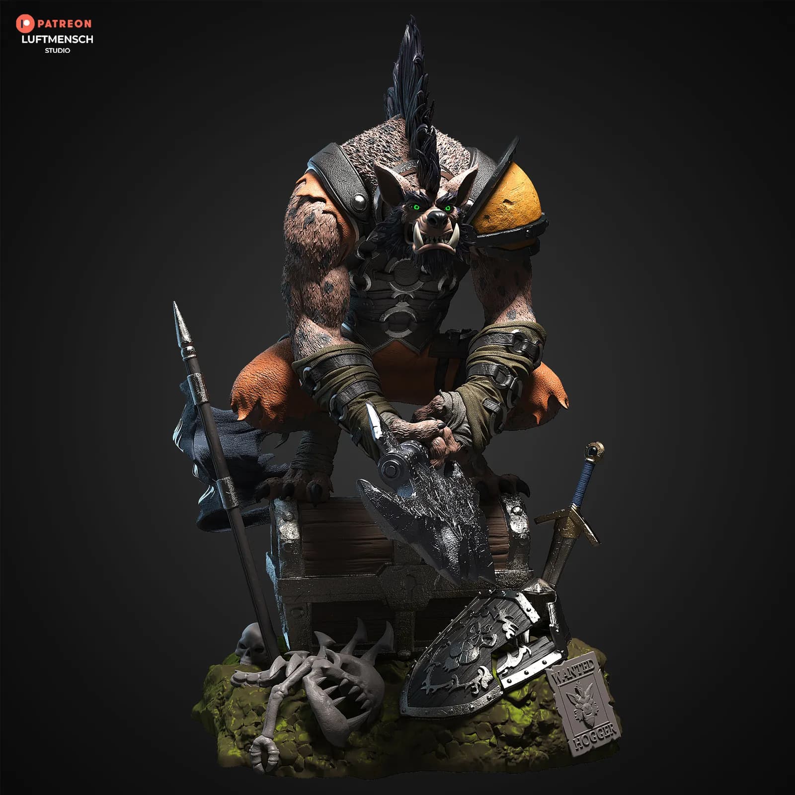 STL - Bandera del Jefe Orco