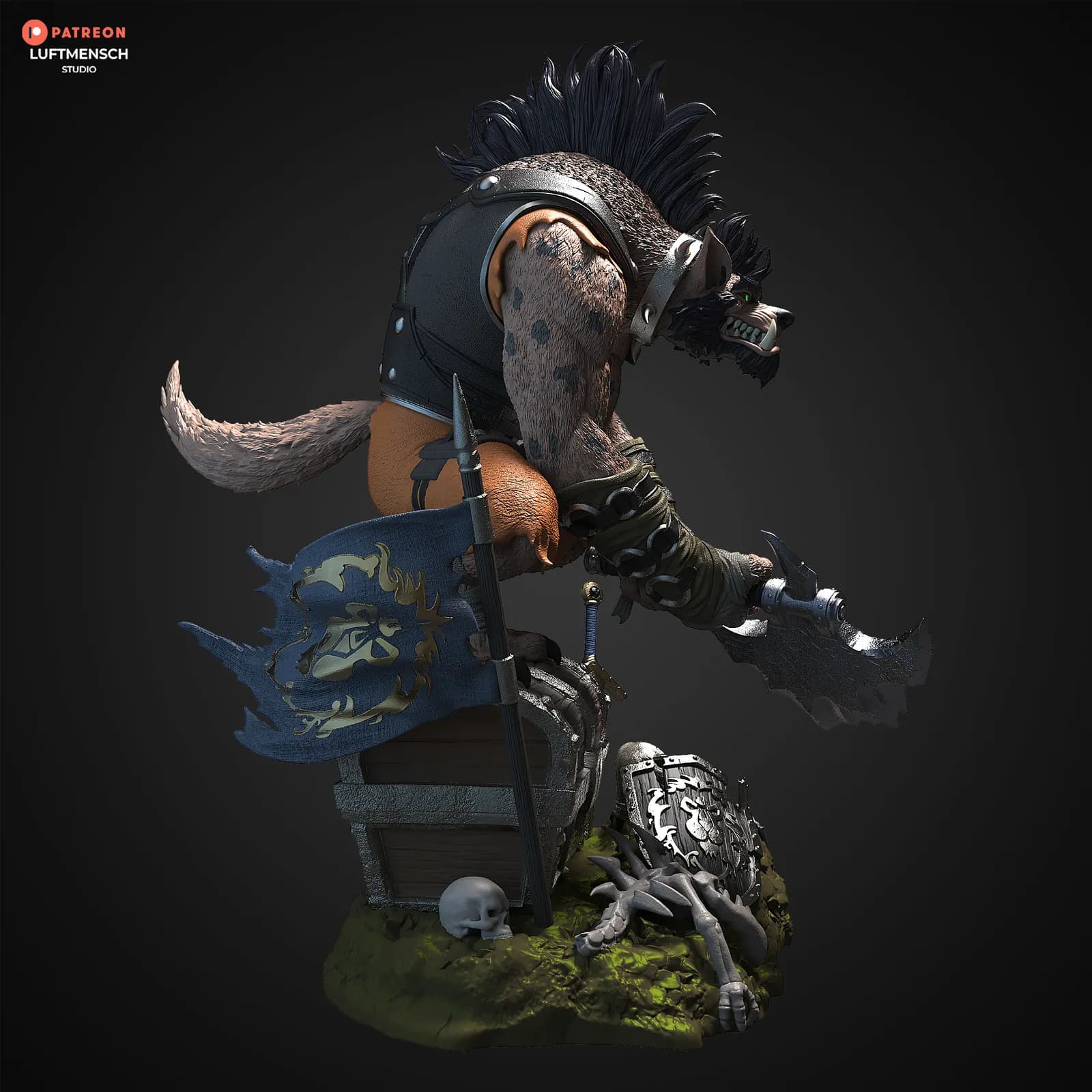 STL - Bandera del Jefe Orco