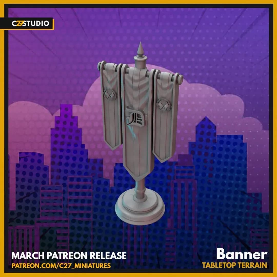 STL - Banner de Mesa de Juego