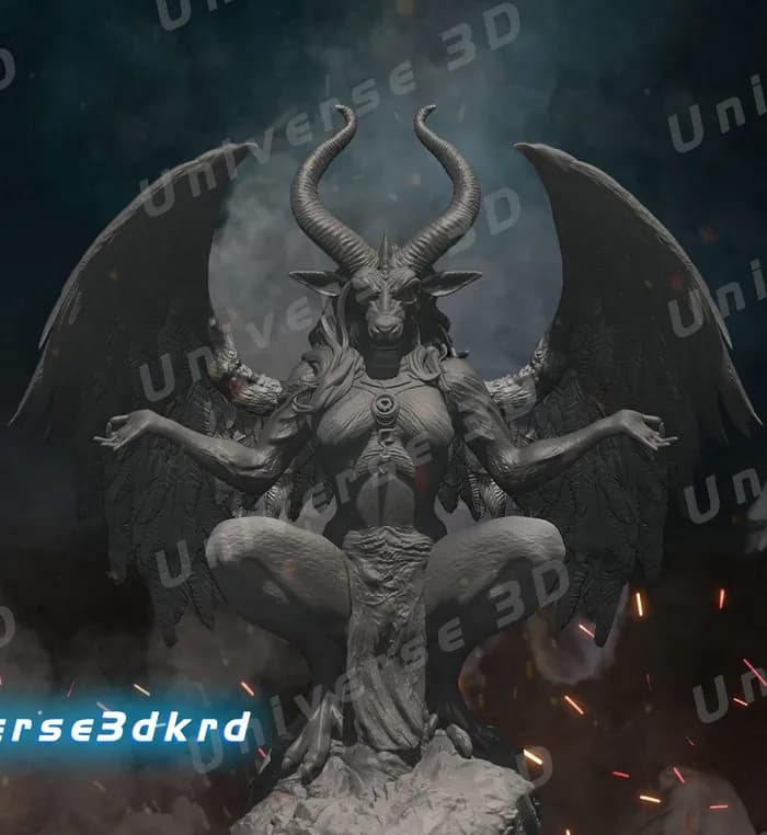 STL - baphomet render 1