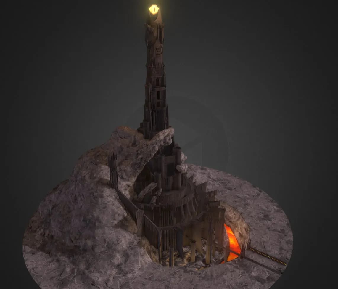 STL - Barad Dur, Torre de Sauron