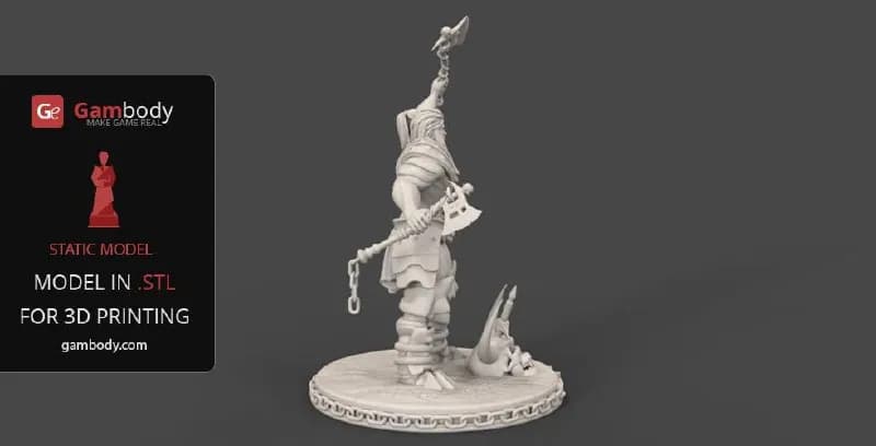 STL - Barbarian Gambody 2 render 4