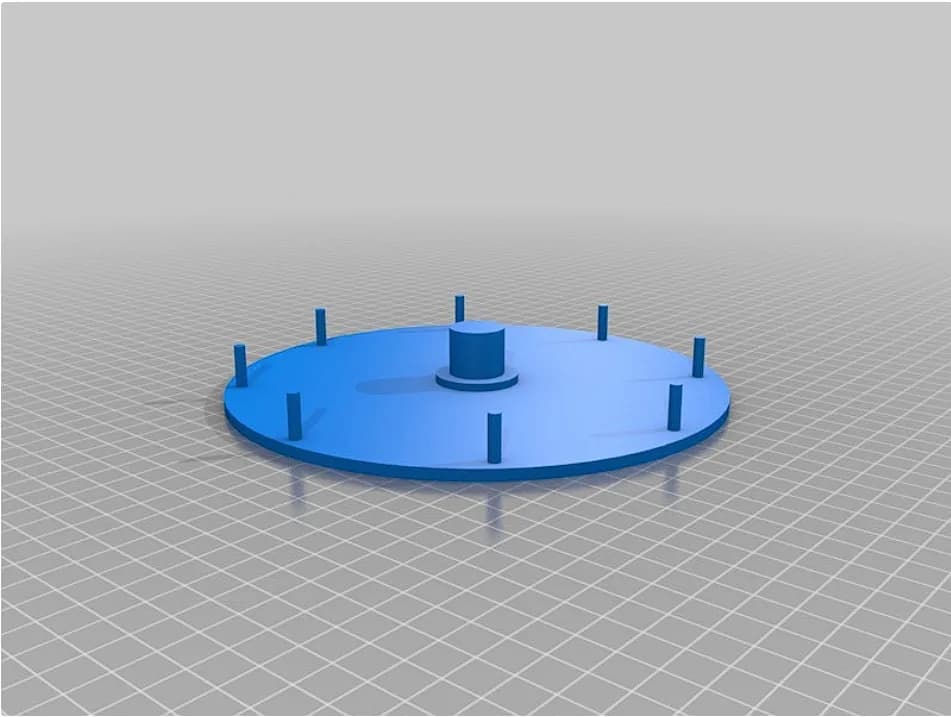 STL - Base giratoria para aerógrafo