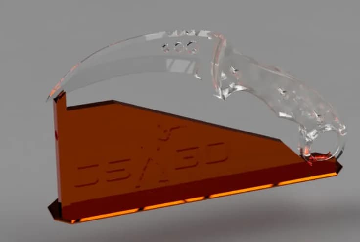 STL - Base para karambit CS:GO