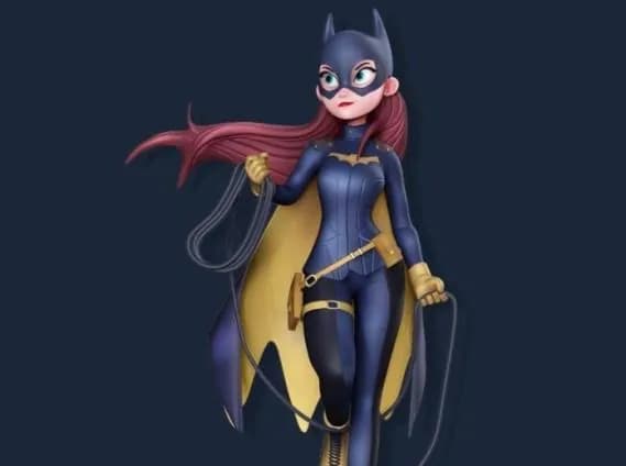 STL - batgirl cartoon