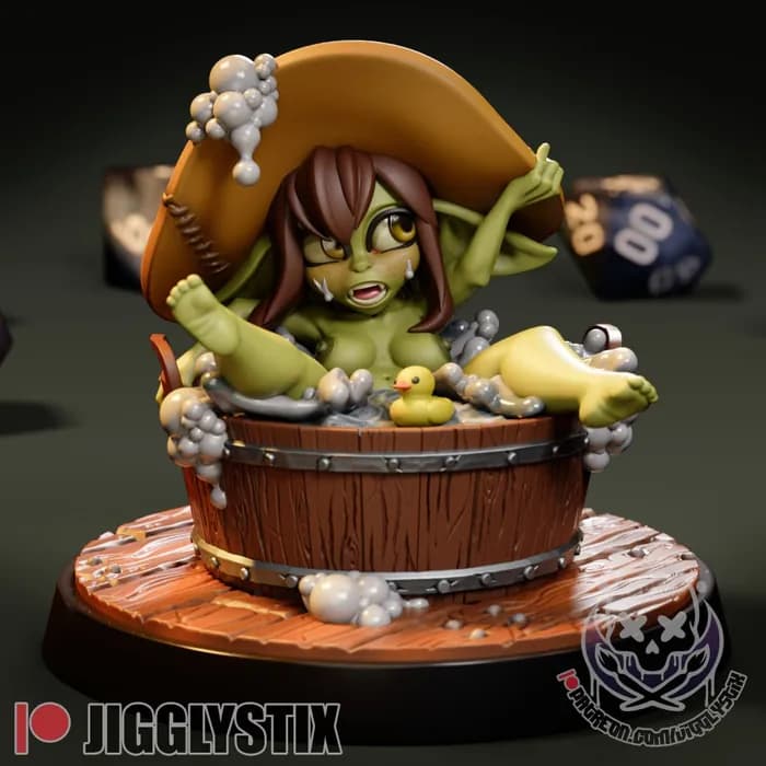 STL - bath goblin girl