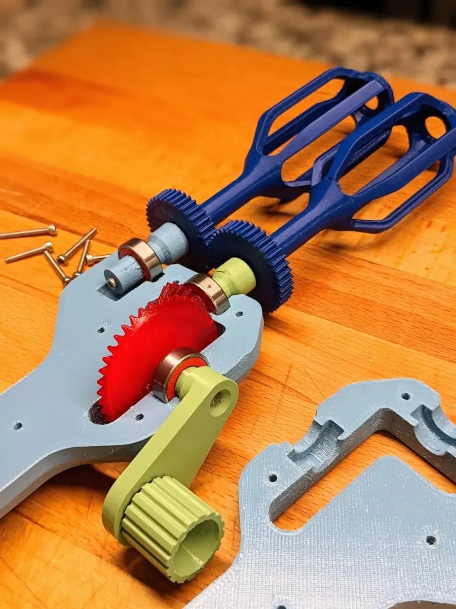 STL - Batidora Manual de Varillas render 3