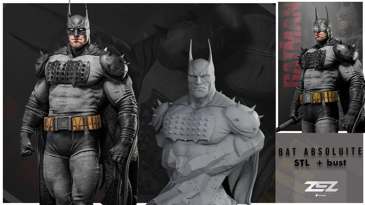 STL - Batman Absoluto Busto