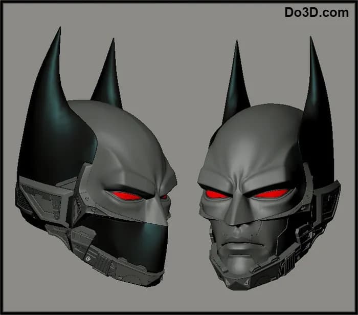 STL - batman beyond helmet do3d