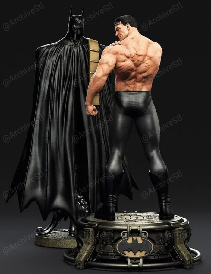 STL - batman bruce wayne the scars
