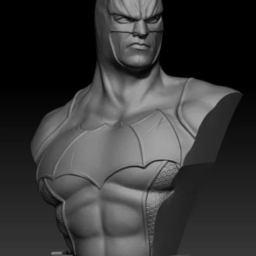 STL - batman bust kcpropsprops