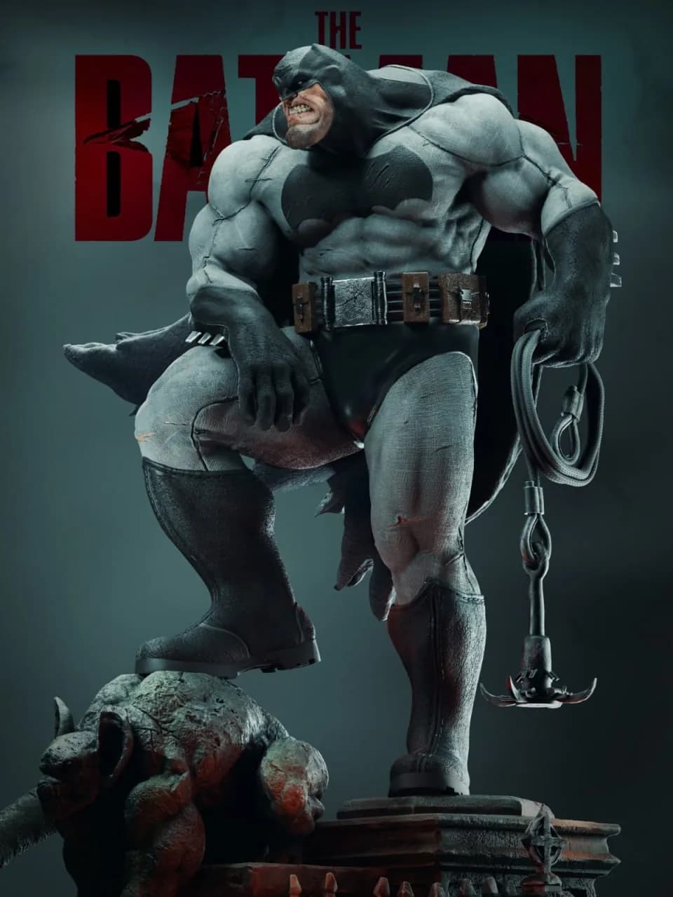 STL - Batman Busto Estilo Comic