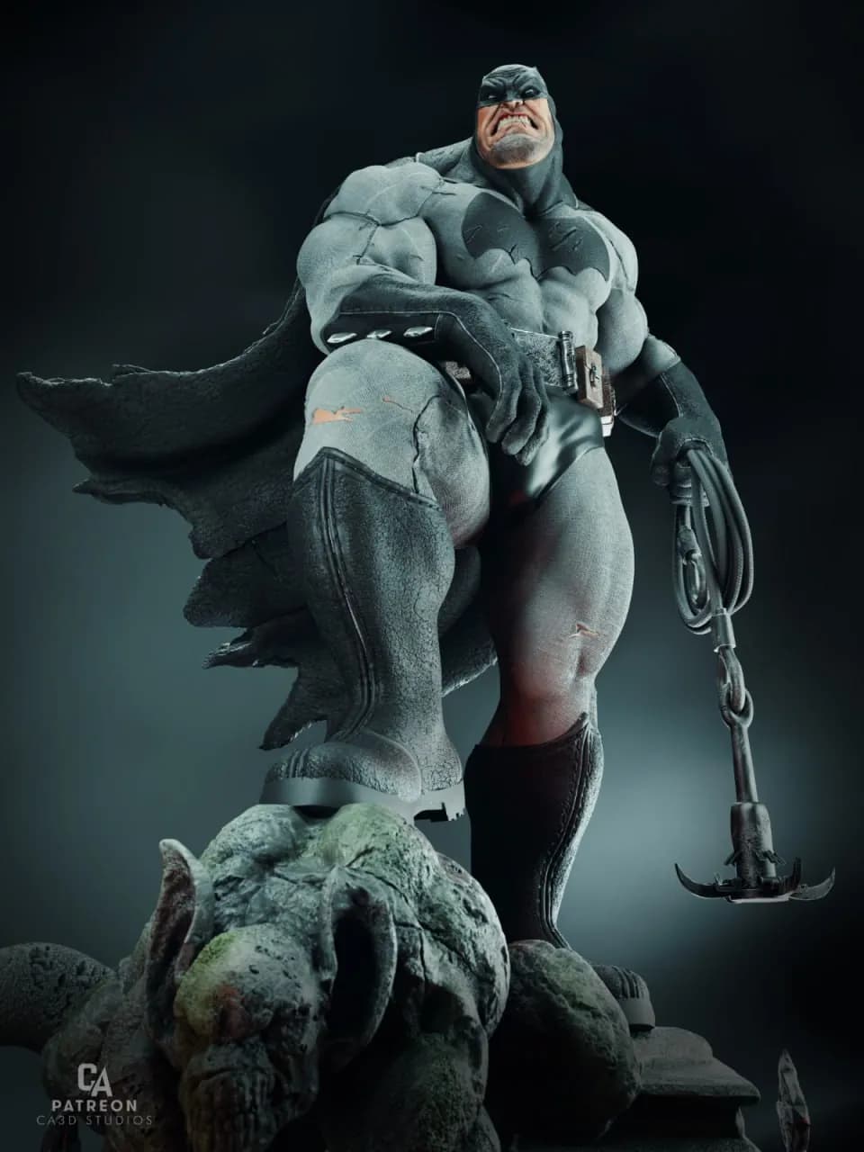 STL - Batman Busto Estilo Comic