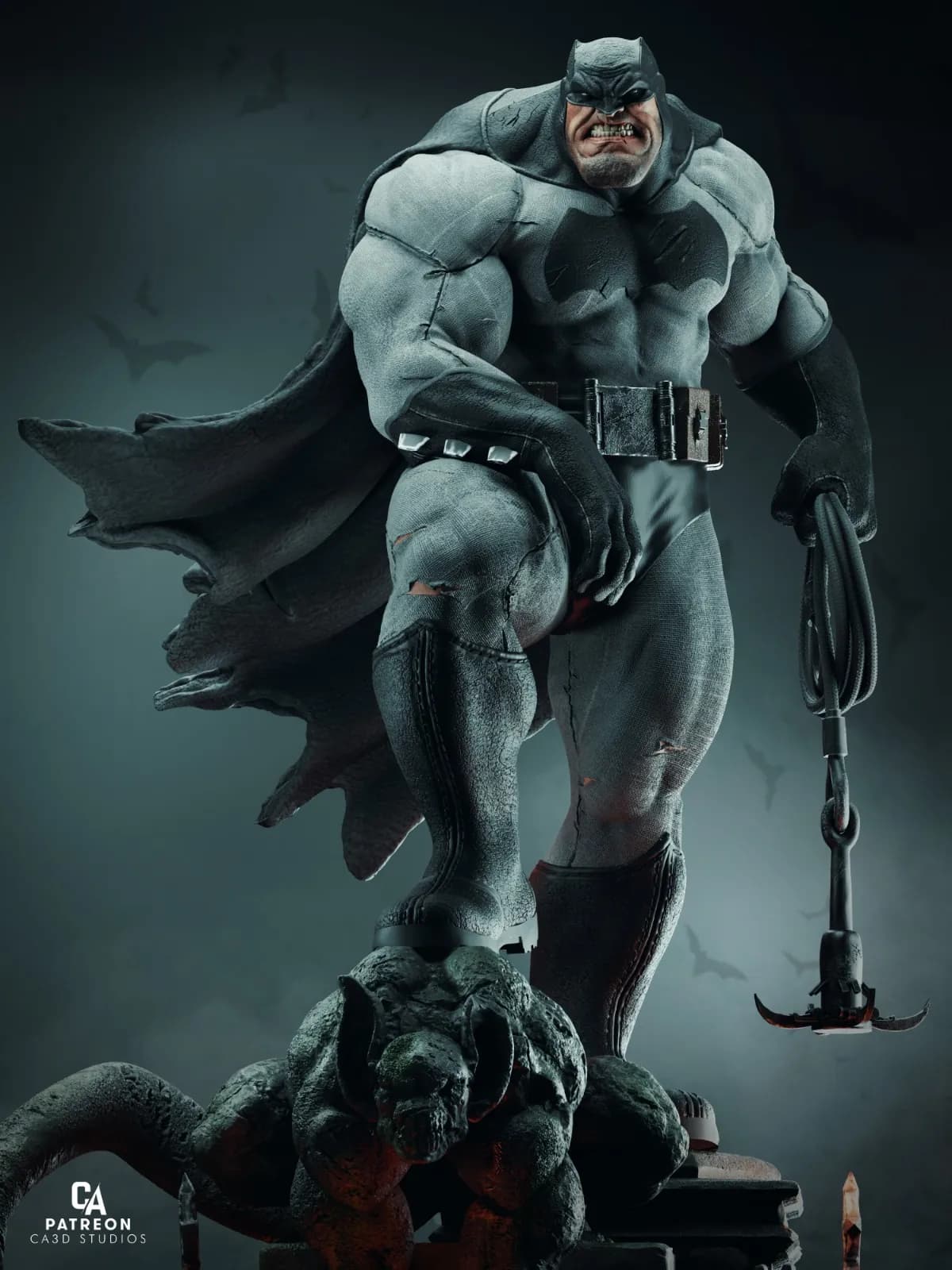 STL - Batman Busto Estilo Comic