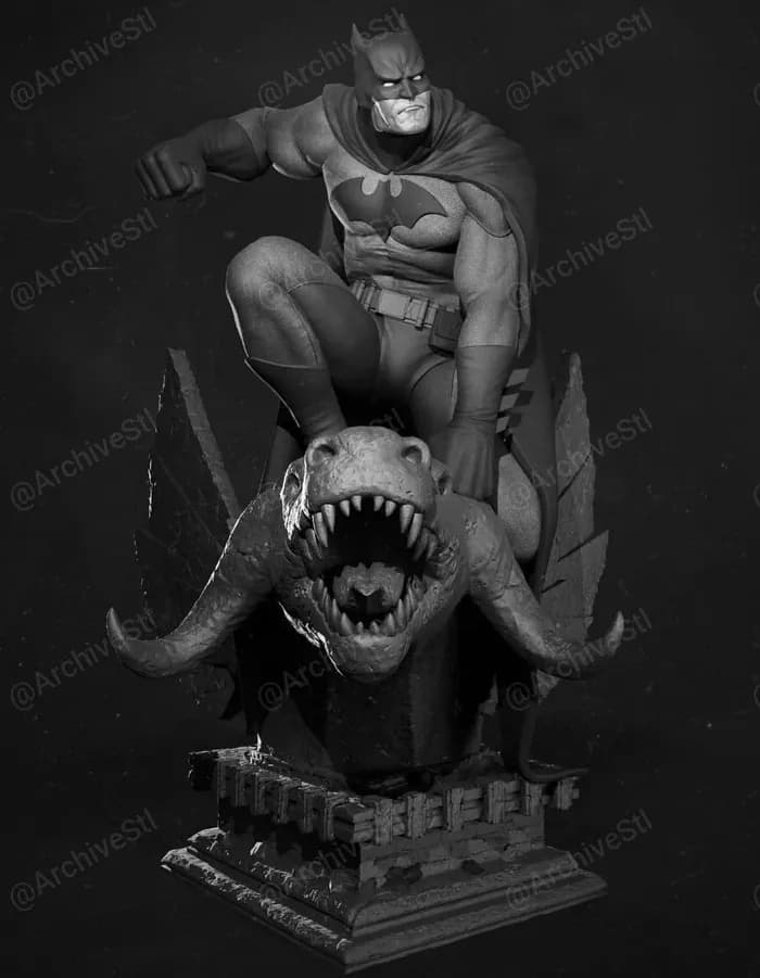 STL - Batman con gargola