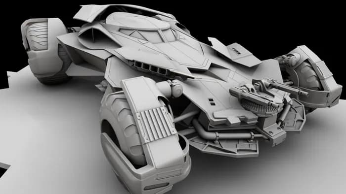 STL - Batmobile de Batman v Superman