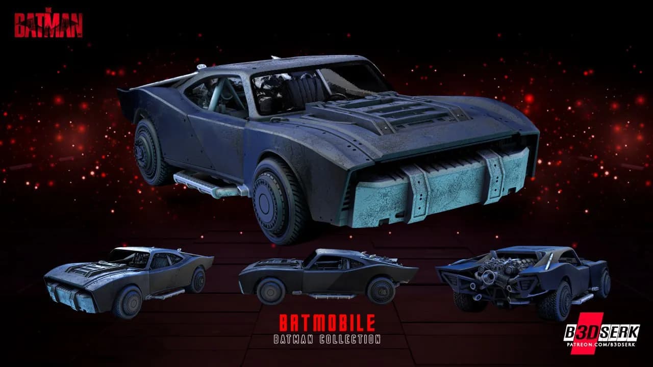 STL - Batmobile de "The Batman"