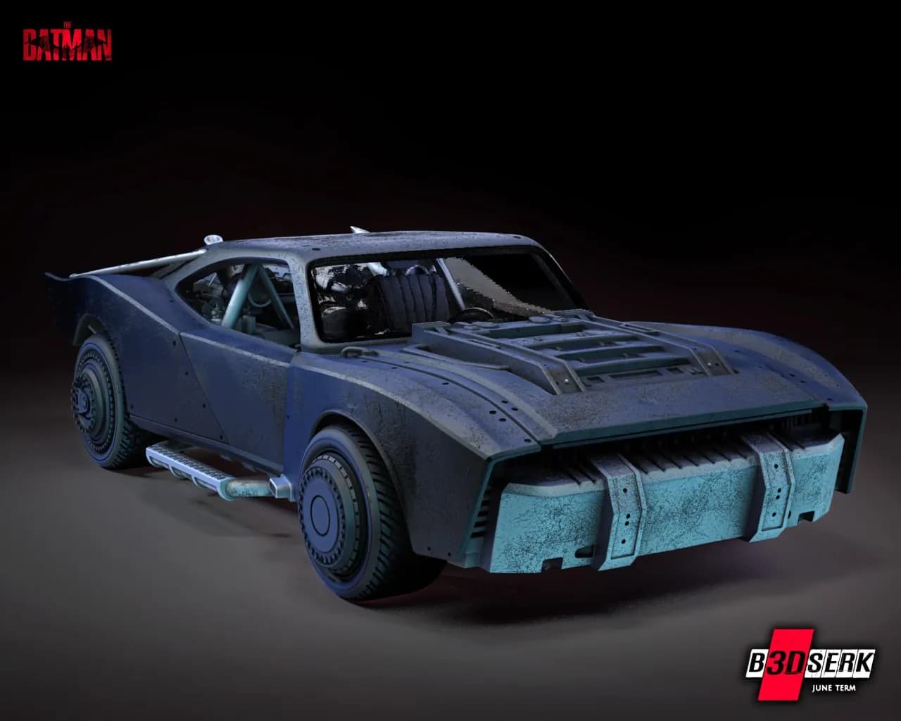 STL - Batmobile de "The Batman" render 4