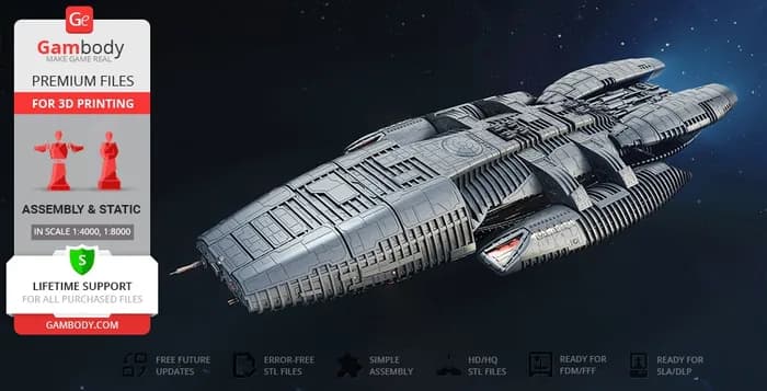 STL - battlestar galactica gambody