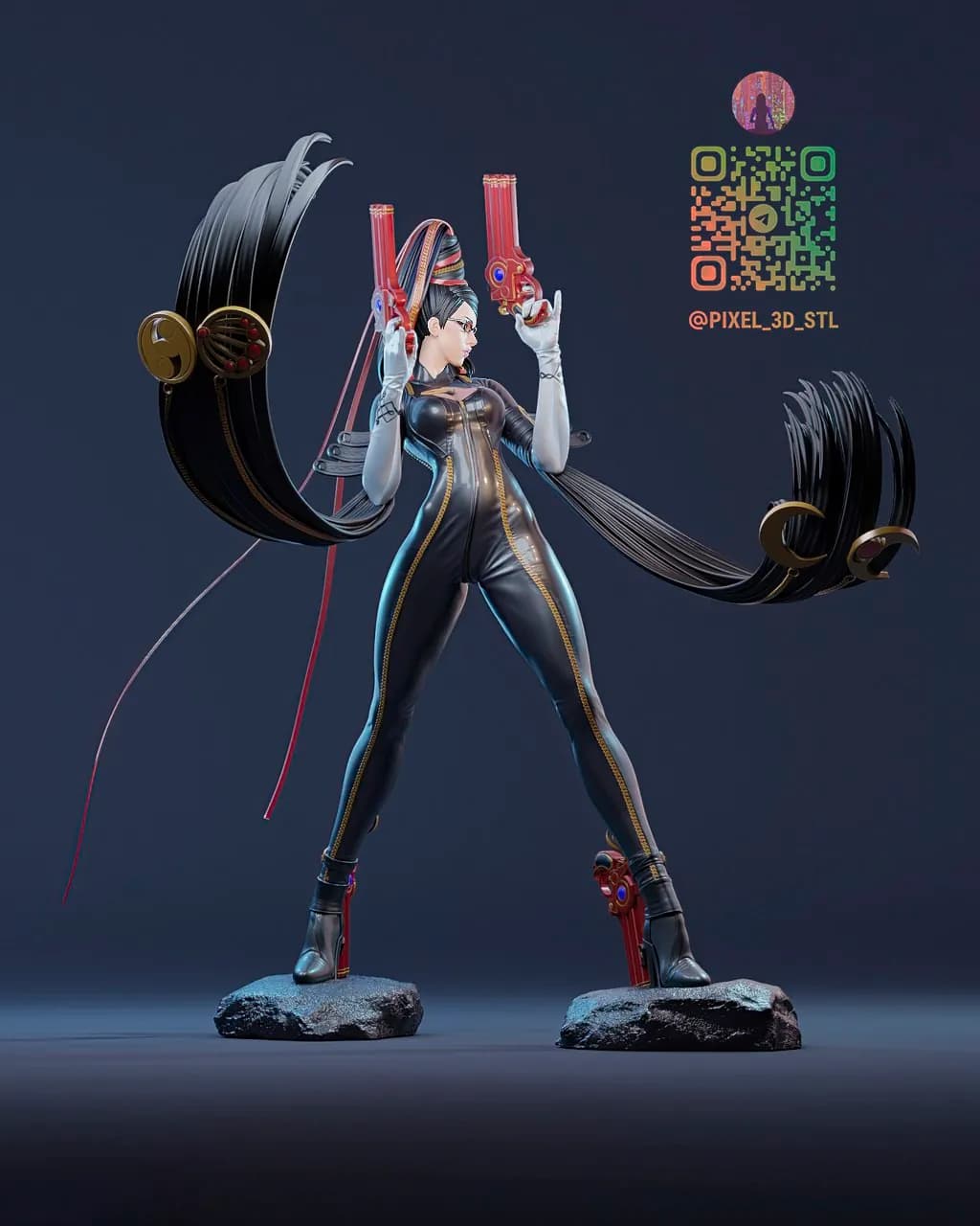 STL - Bayonetta de la serie Bayonetta