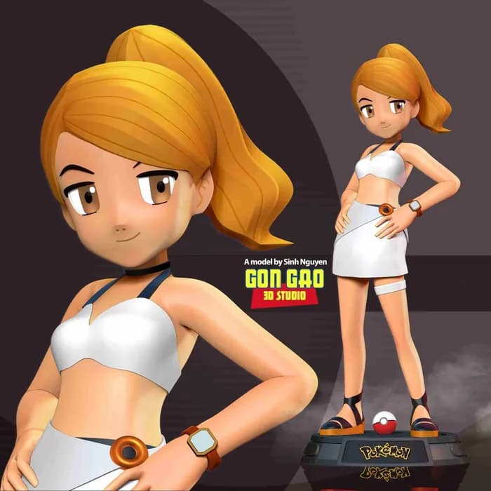 STL - beauty pokemon trainer
