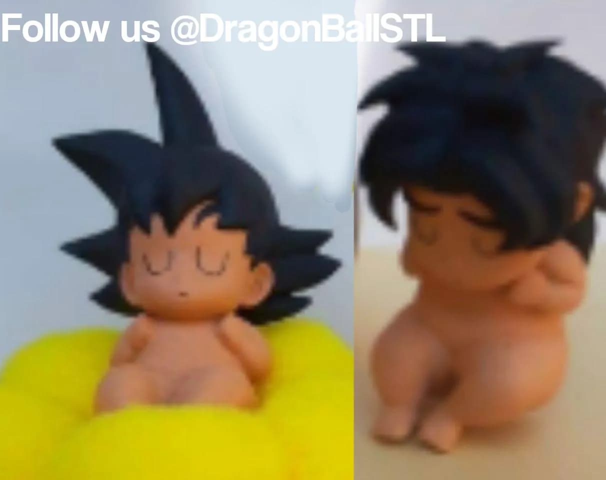 STL - Bebé Goku Durmiendo