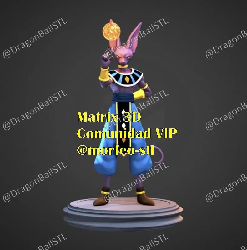 STL - Beerus Deus da Destruição
