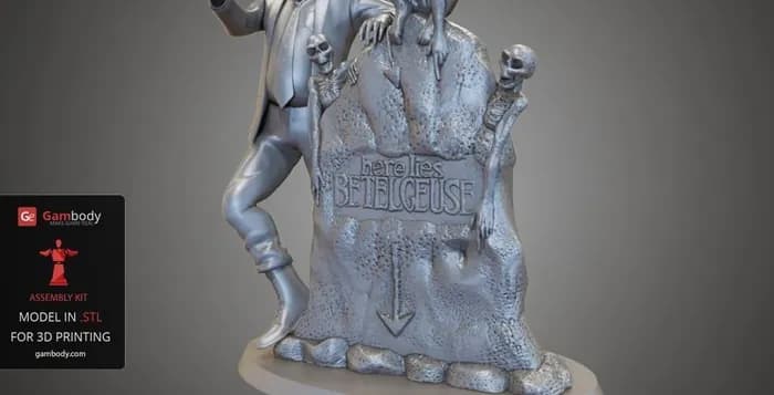 STL - beetlejuice gambody render 2