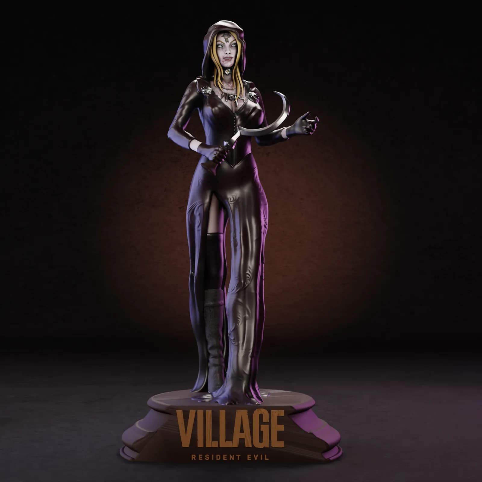 STL - Bela Dimitrescu Resident Evil render 2